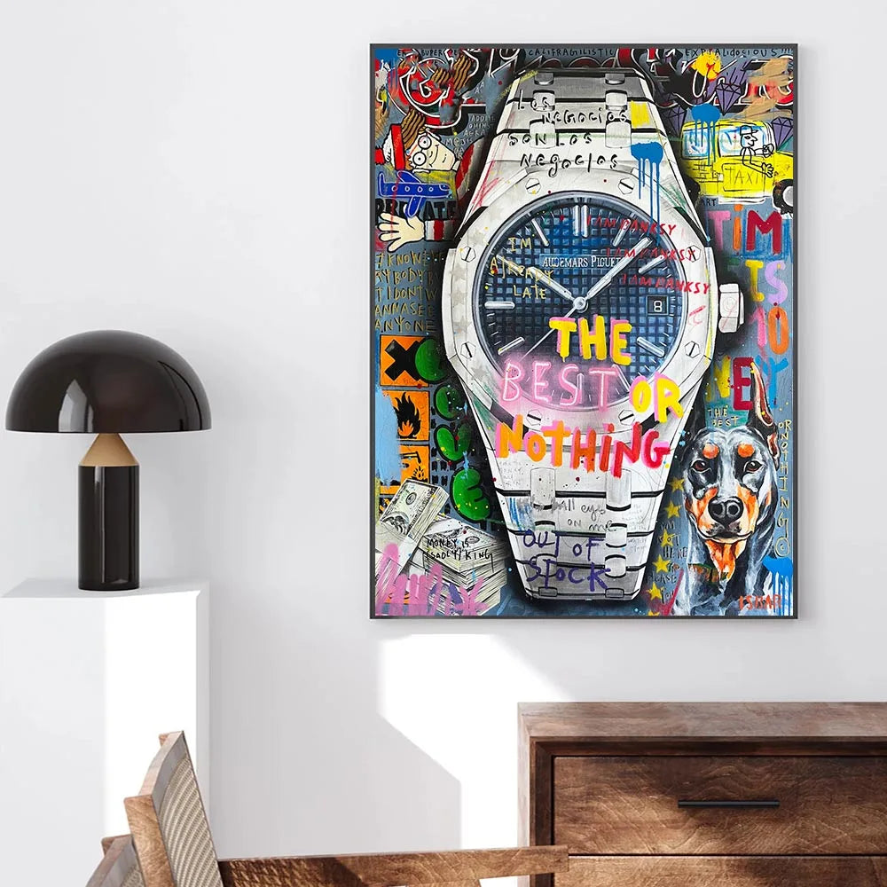 TIME IS MONEY CANVAS