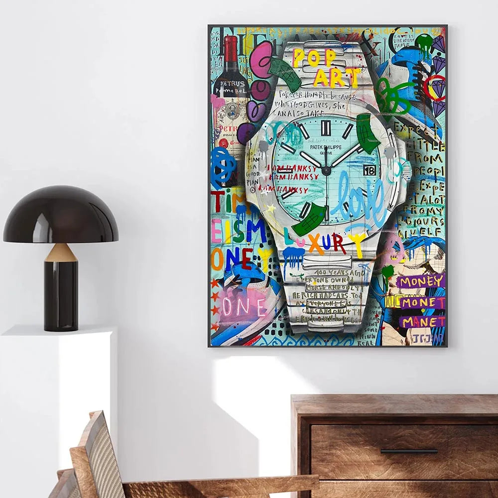 TIME IS MONEY CANVAS