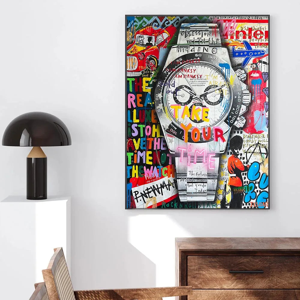 TIME IS MONEY CANVAS