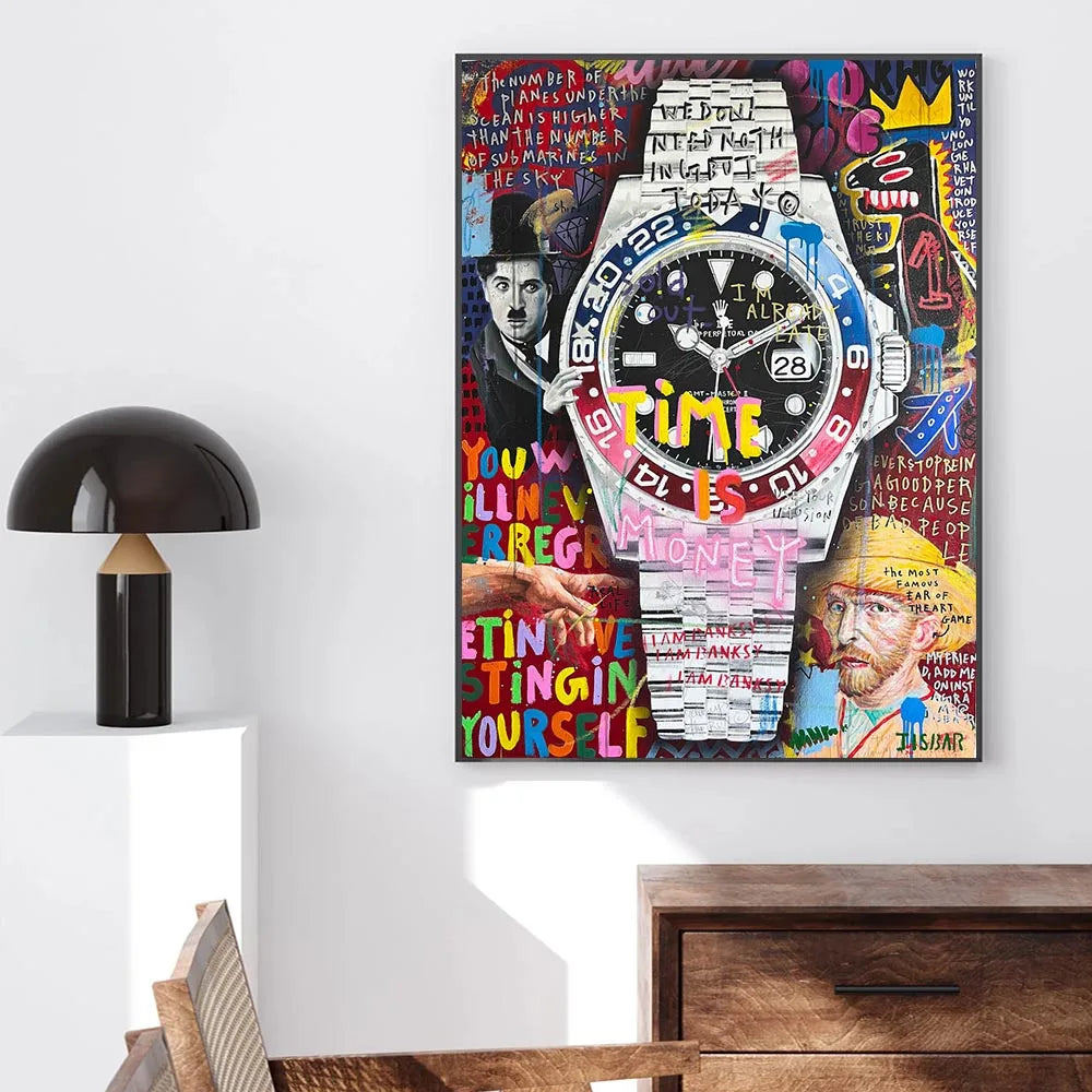 TIME IS MONEY CANVAS